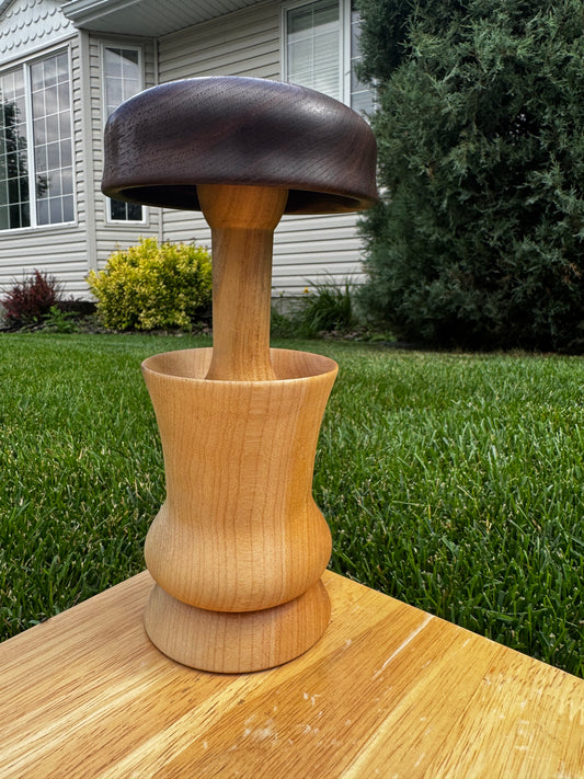 Cherry/Maple Mushroom in a Maple Pot